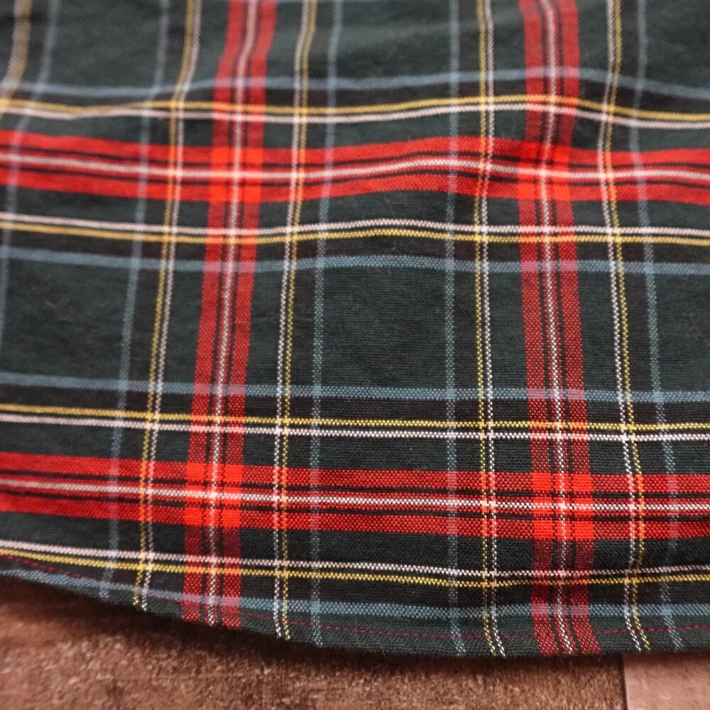 Ralph Lauren Holiday Plaid Button-Down Shirt Men’s Large Small Pony‎